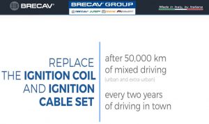 Replace ignition coil and ignition cable set
